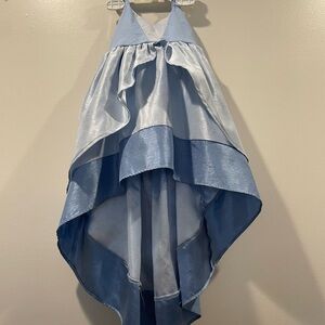 Pleiades princess Elsa Cinderella Blue High-Low Dress 3t
